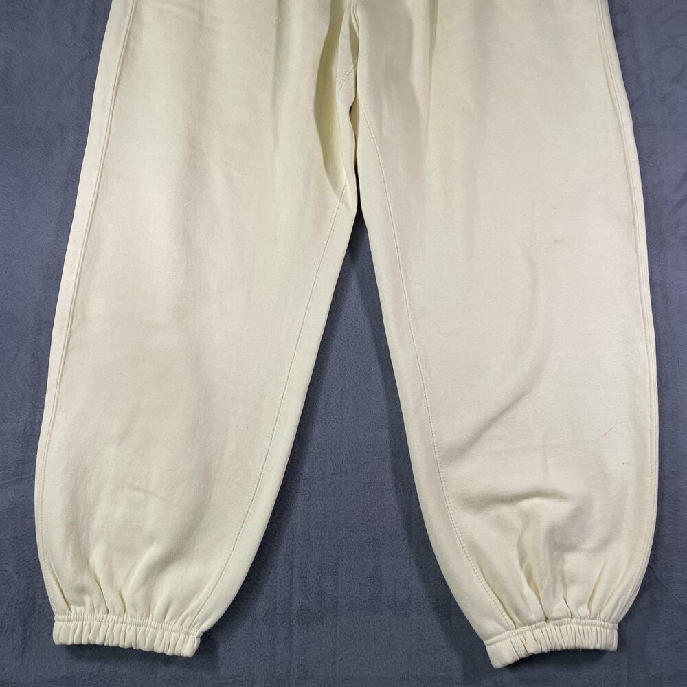 Men’s Nike Sportswear Fleece Sweatsuit Pale Yellow Hoodie Size M Joggers Size L - Picture 10 of 16